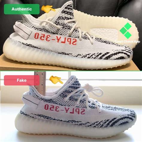 adidas zebra yeezy real vs fake|adidas yeezy sneakers scam.